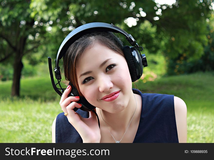 Cute, Girl, Grass