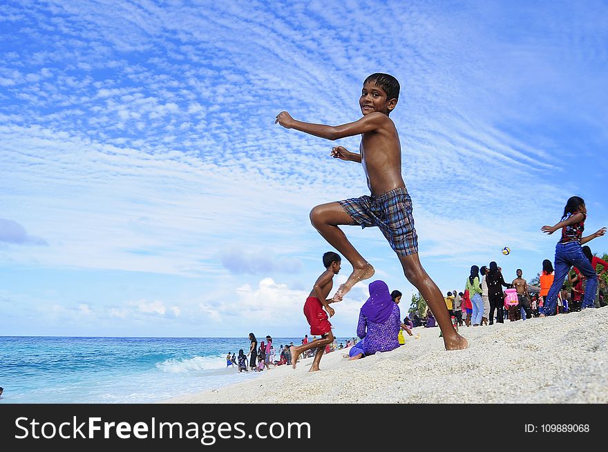 Action, Adorable, Beach