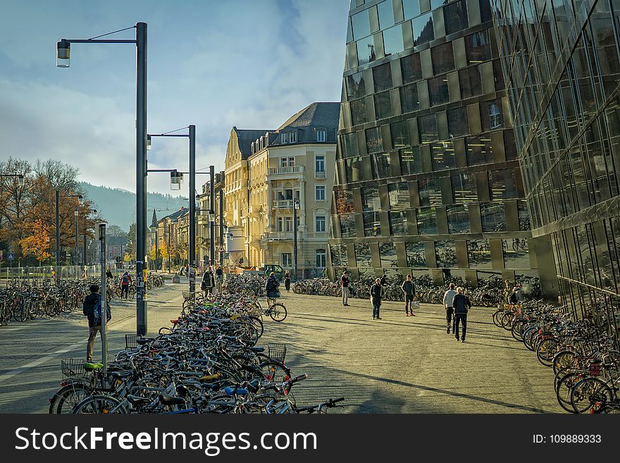 Architecture, Bicycles, Buildings