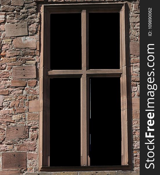 Brick, Building, Window