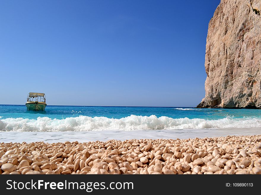 Beach, Boat, Island