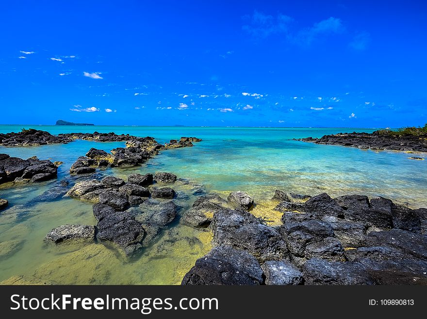 Beach, Blue, Sky