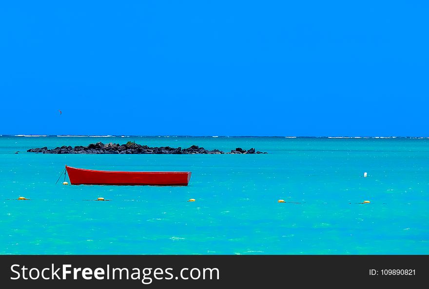 Blue, Sky, Boat