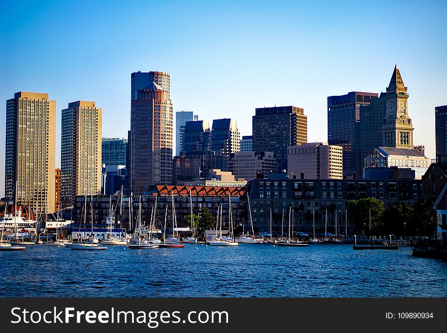 Architecture, Bay, Boats