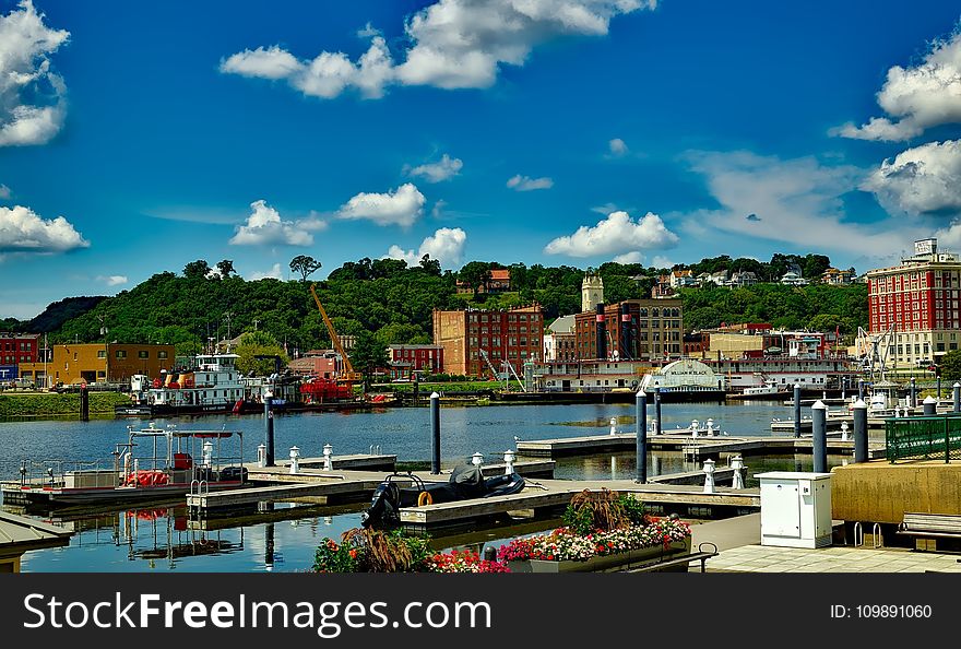 Architecture, Bay, Boats