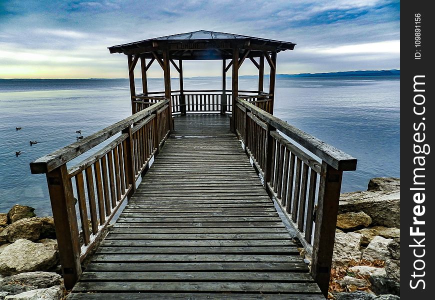 Beach, Boardwalk, Jetty