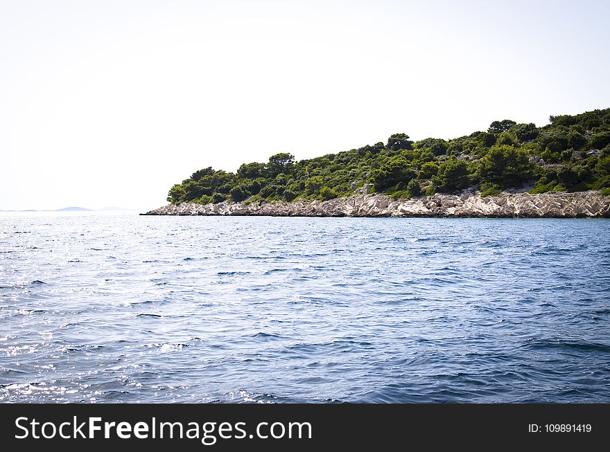 Beach, Blue, Island