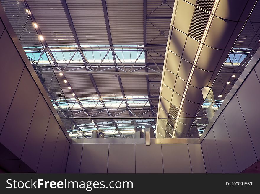 Airport, Architecture, Blue