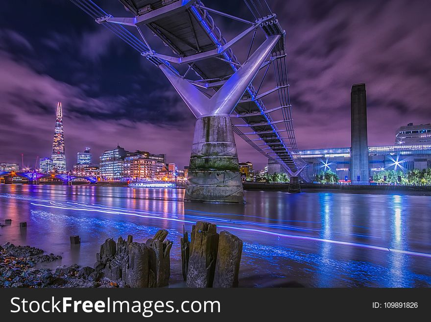 Architecture, Bridge, Buildings