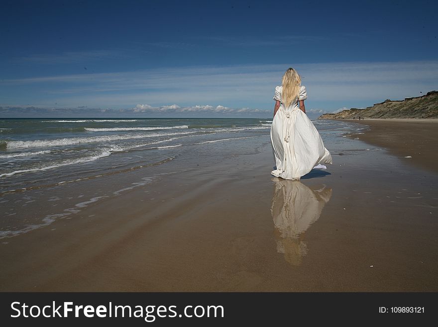 Beach, Blond, Bride