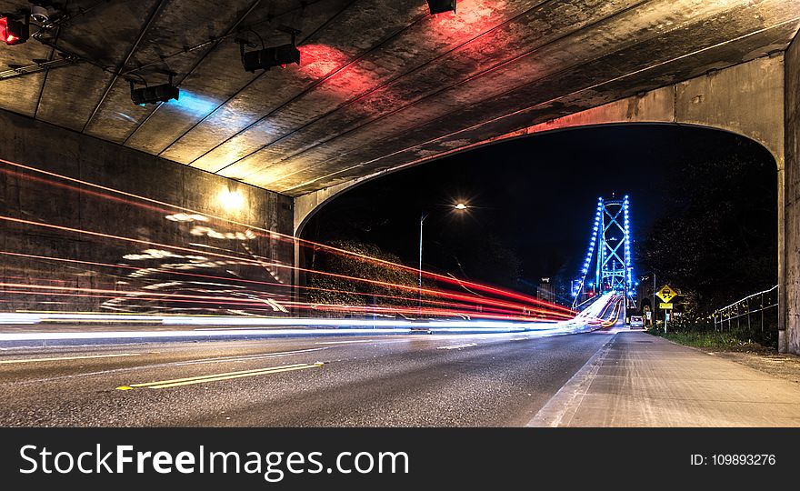 Architecture, Blur, Bridge