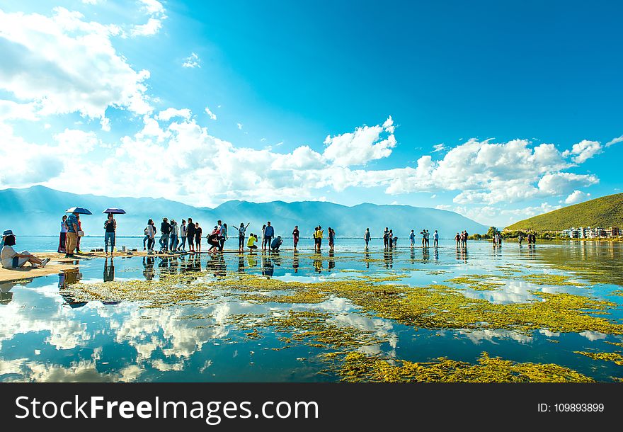 Beach, Blue, Sky