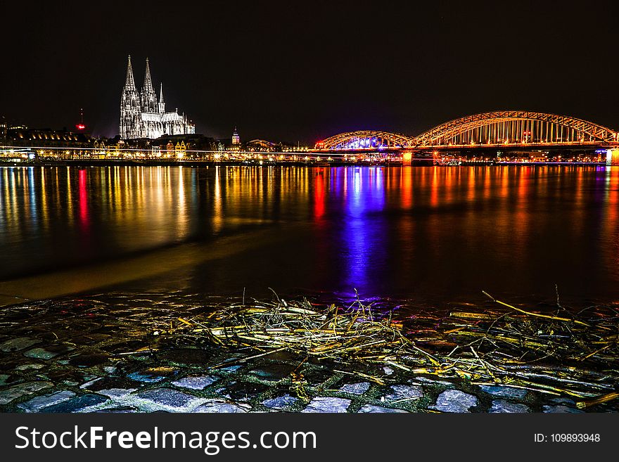 Architecture, Bridge, Buildings