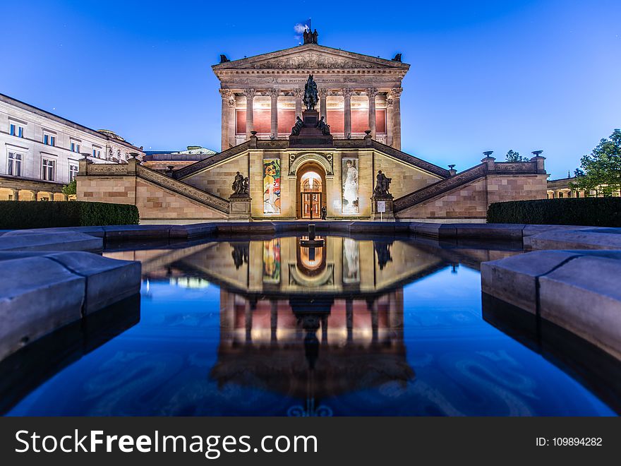 Architecture, Building, Fountain