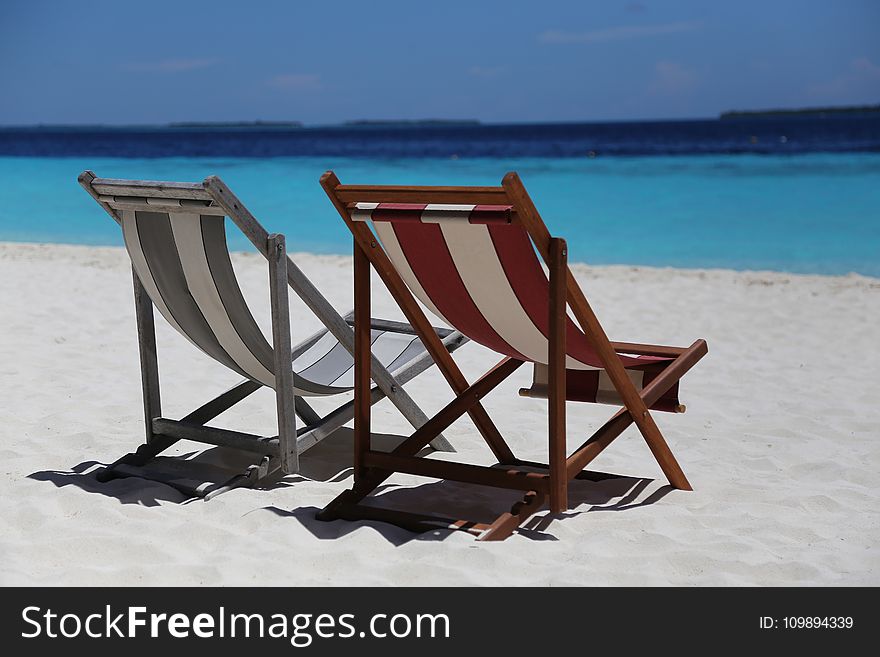 Beach, Chairs, Beautiful