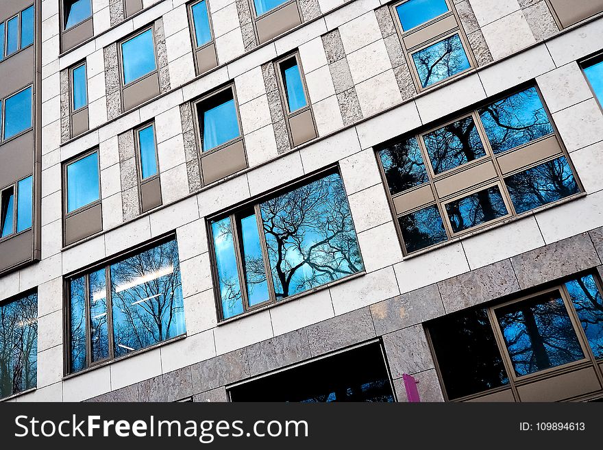 Apartment, Architecture, Blue