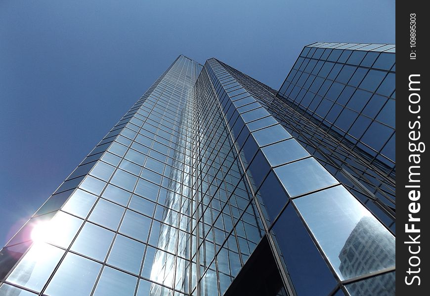 Architecture, Blue, Building