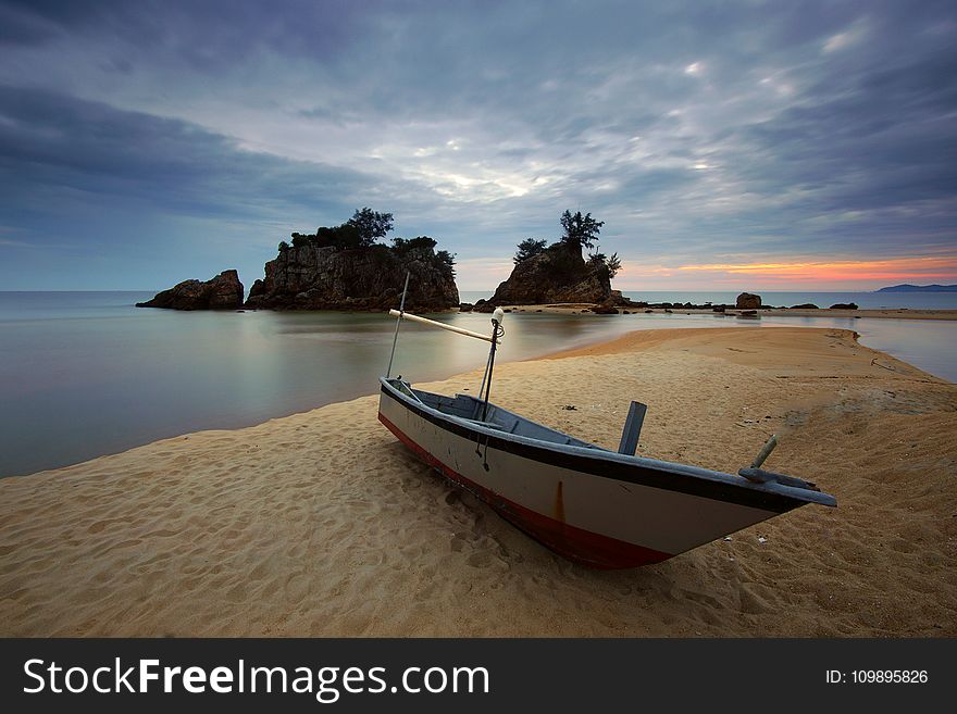 Beach, Beautiful, Boat