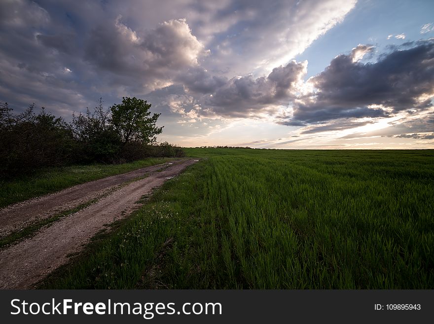 Agriculture, Clouds, Countryside
