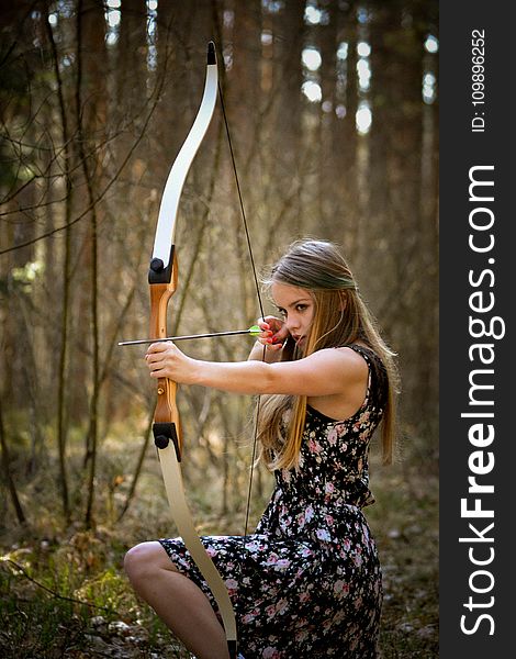 Adult, Archery, Beautiful