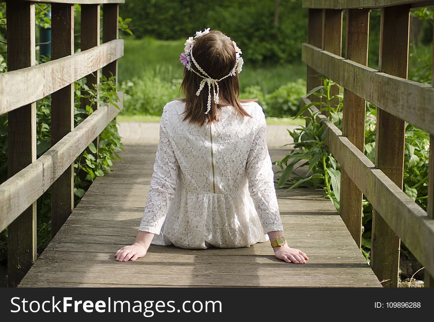 Blur, Child, Flowers