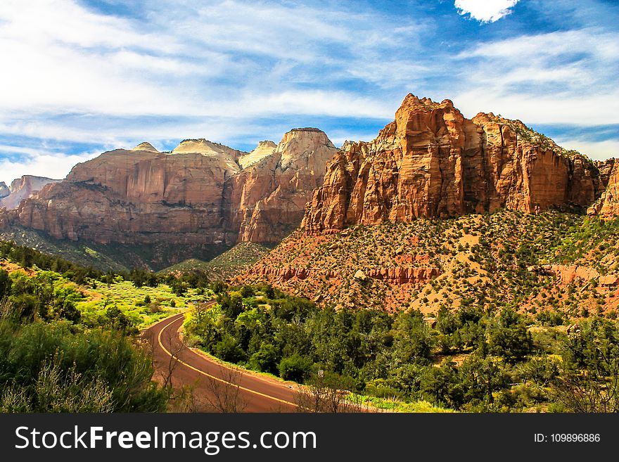 America, Canyon, Cliff
