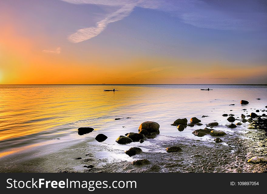 Beach, Calm, Dawn