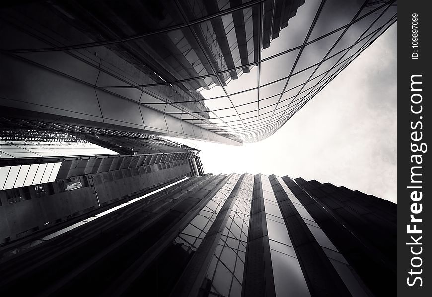 Architecture, Black-and-white, Blur