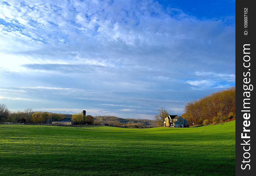 Calm, Clouds, Countryside