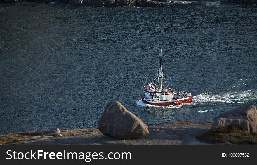 Bay, Beach, Boat