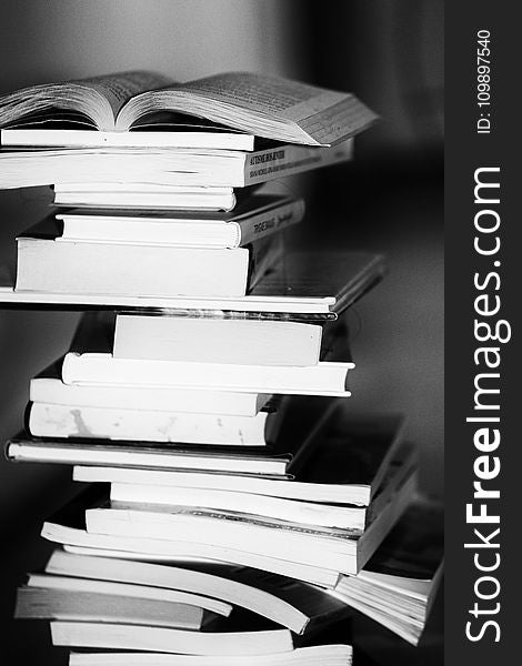 Black-and-white, Books, Education