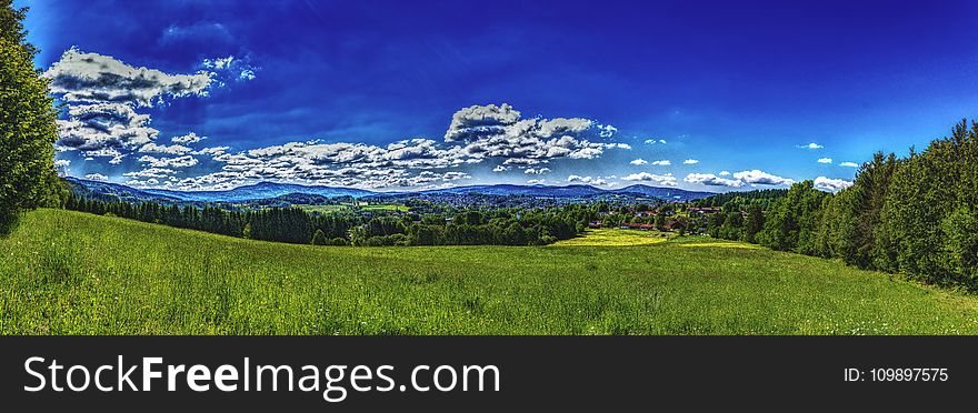 Agriculture, Blue, Clouds