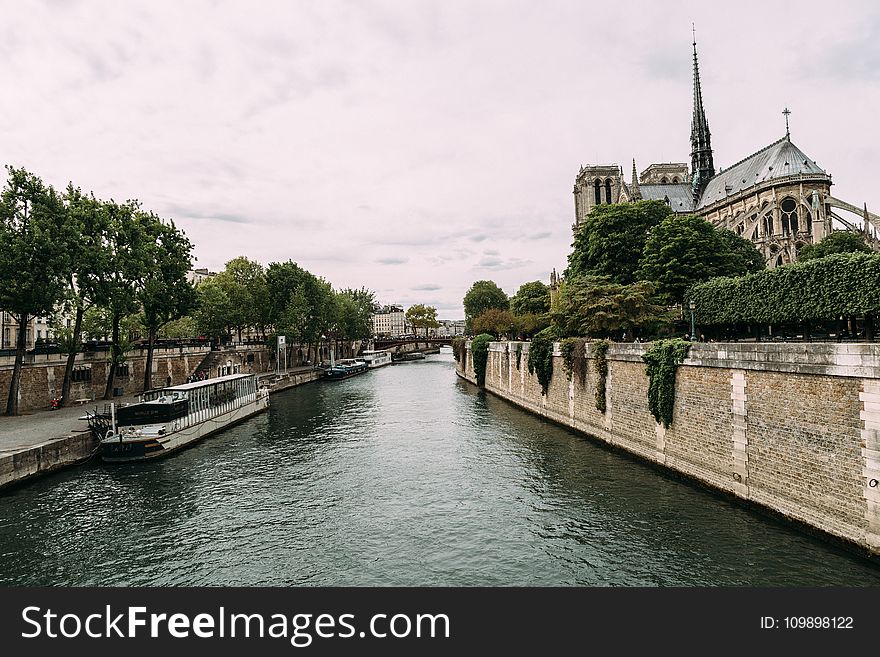 Bridge, Canal, Castle