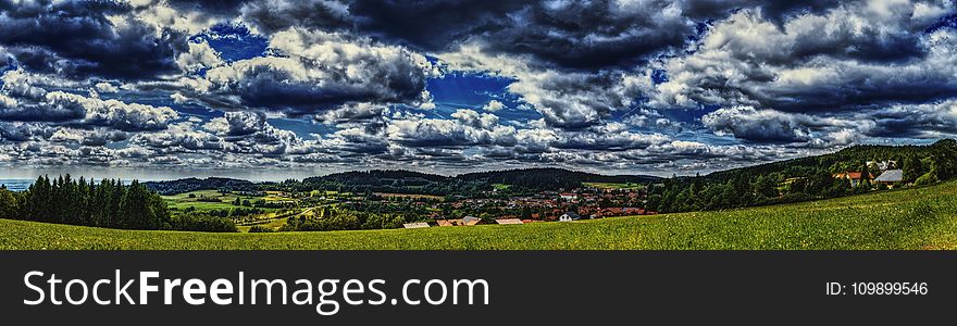 Agriculture, Bavaria, Clouds