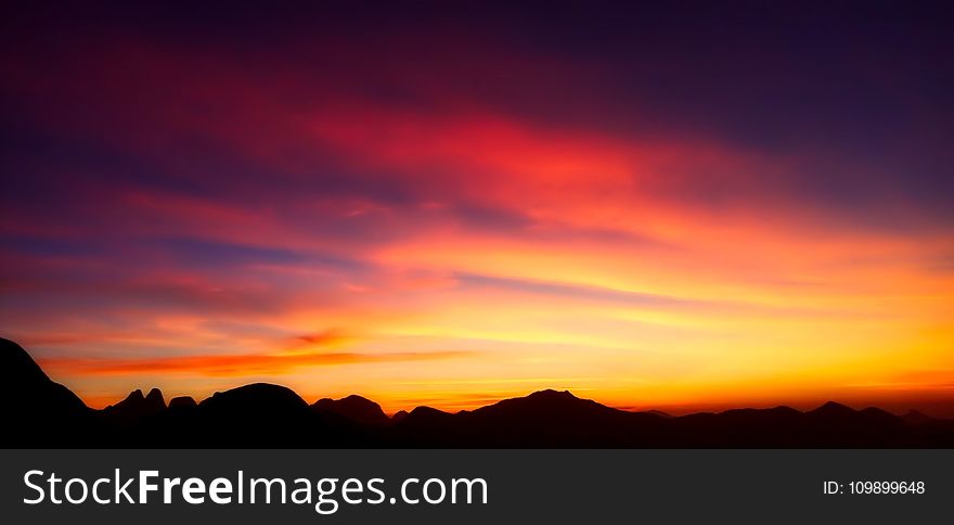 Bright, Clouds, Colorful