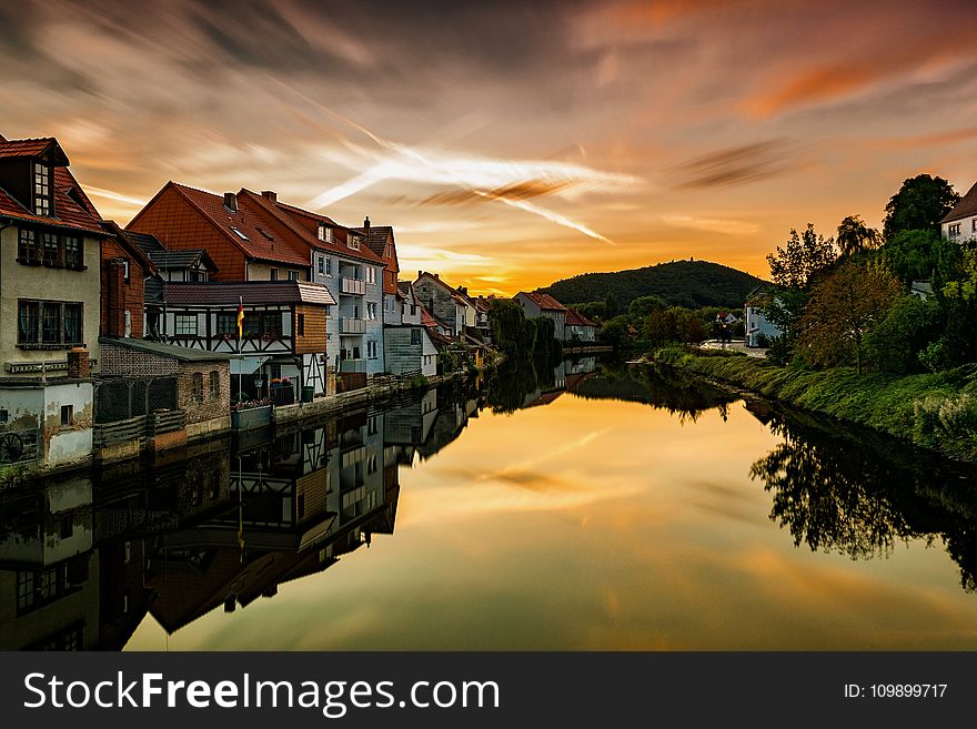 Architecture, Bright, Clouds