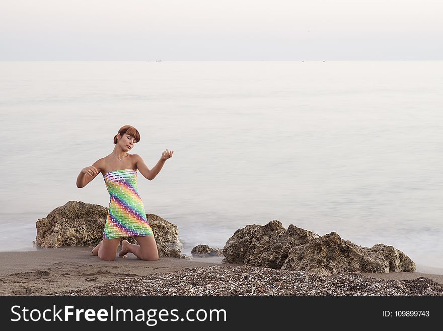 Adult, Beach, Eye