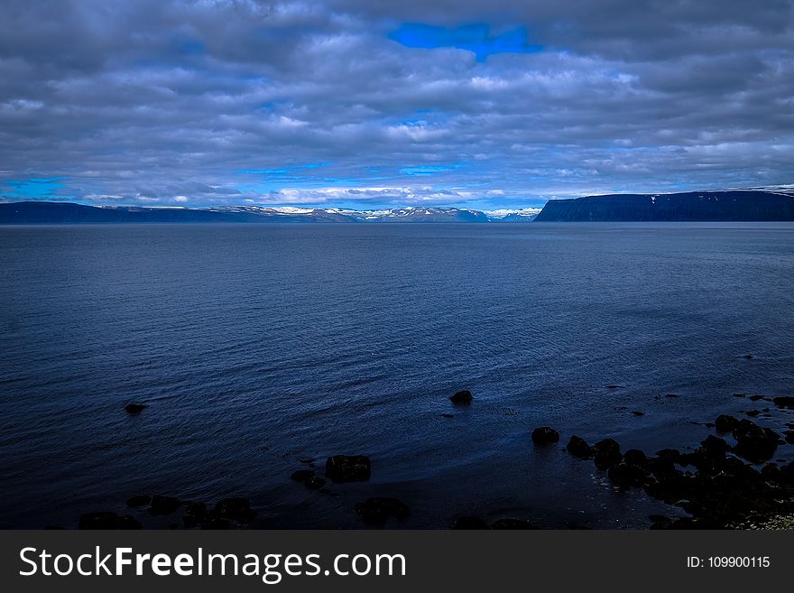 Beach, Clouds, Cloudy