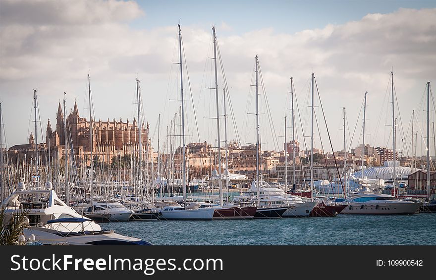 Boats, City, Dock