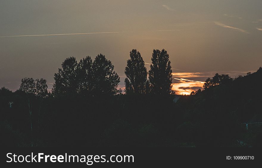 Afterglow, Backlit, Clouds