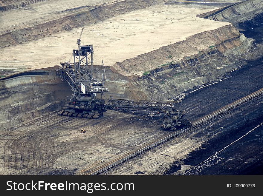 Brown, Coal, Mining