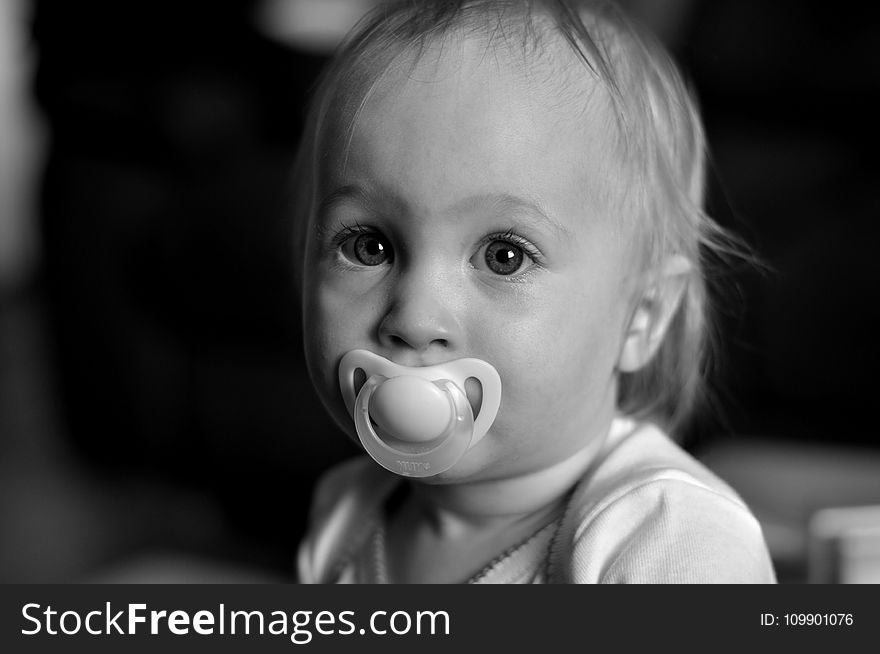 Adorable, Baby, Black-and-white