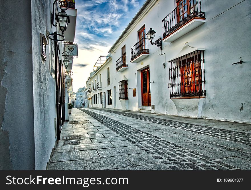 Alley, Architecture, Buildings