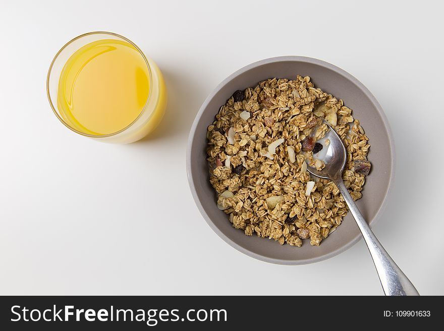 Bowl, Breakfast, Cereal