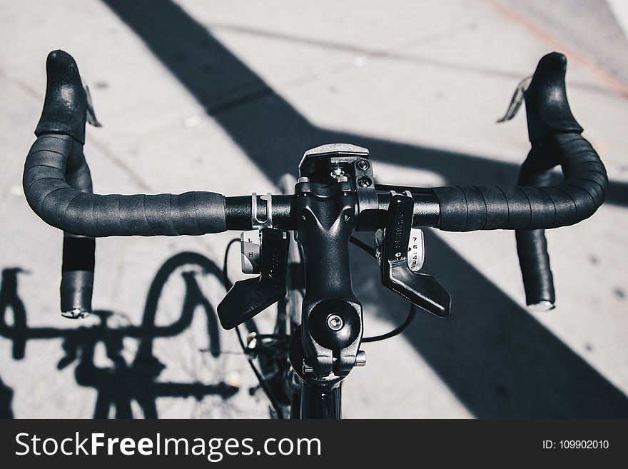 Bicycle, Bike, Black-and-white