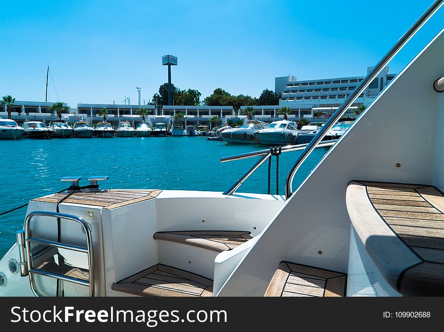 Boats, Buildings, Dock