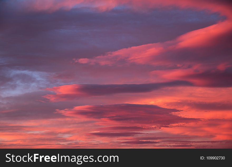 Afterglow, Clouds, Cloudscape