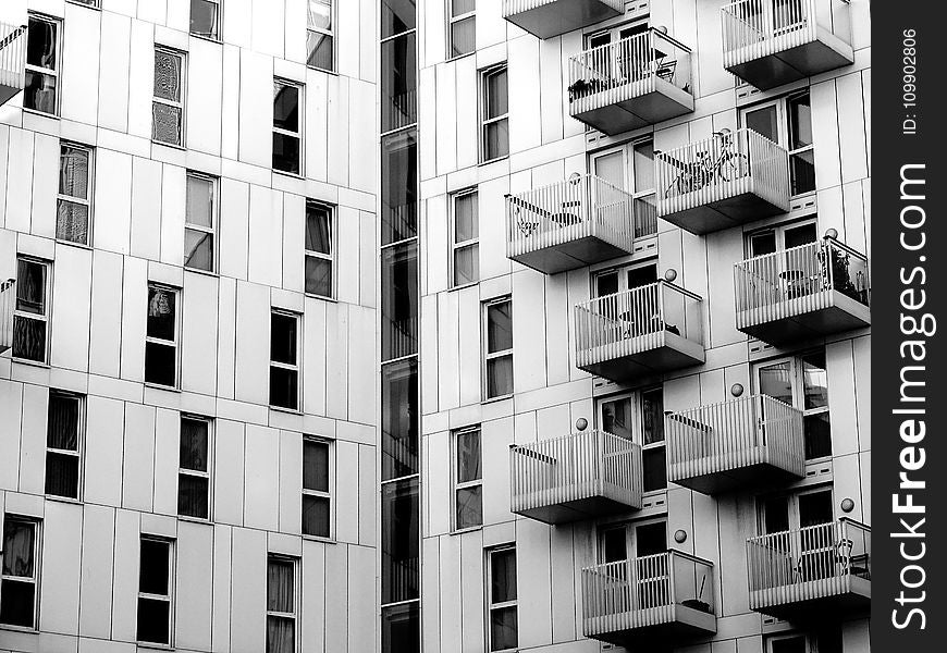 Apartments, Architecture, Balcony