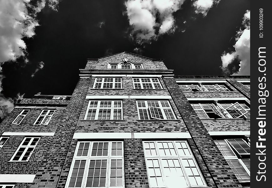 Architecture, Black-and-white, Building