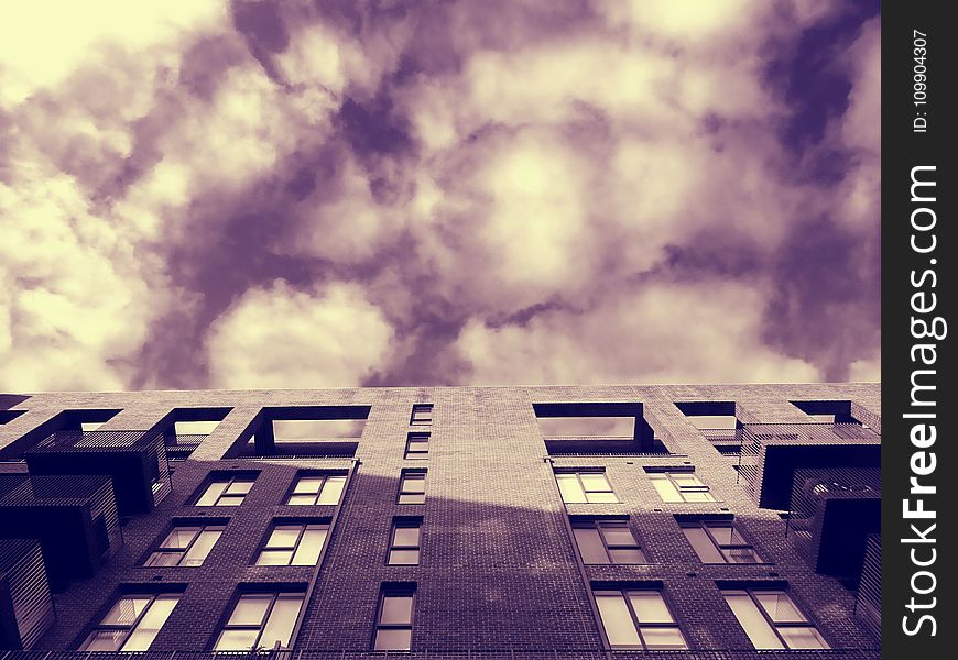 Architecture, Clouds, Dark